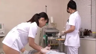 Japanese nurses provide enthusiastic patient care, including oral sex